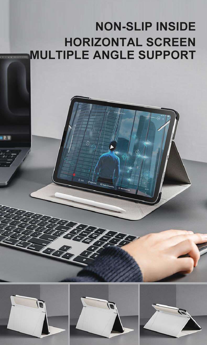 iPadケース　アイパッドプロ用 折りたたみスタンドケース