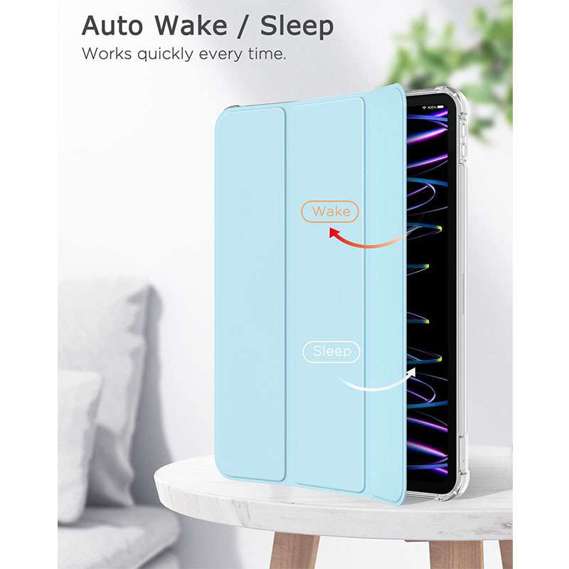 iPadケース　 三つ折りスタンド機能付き保護カバー