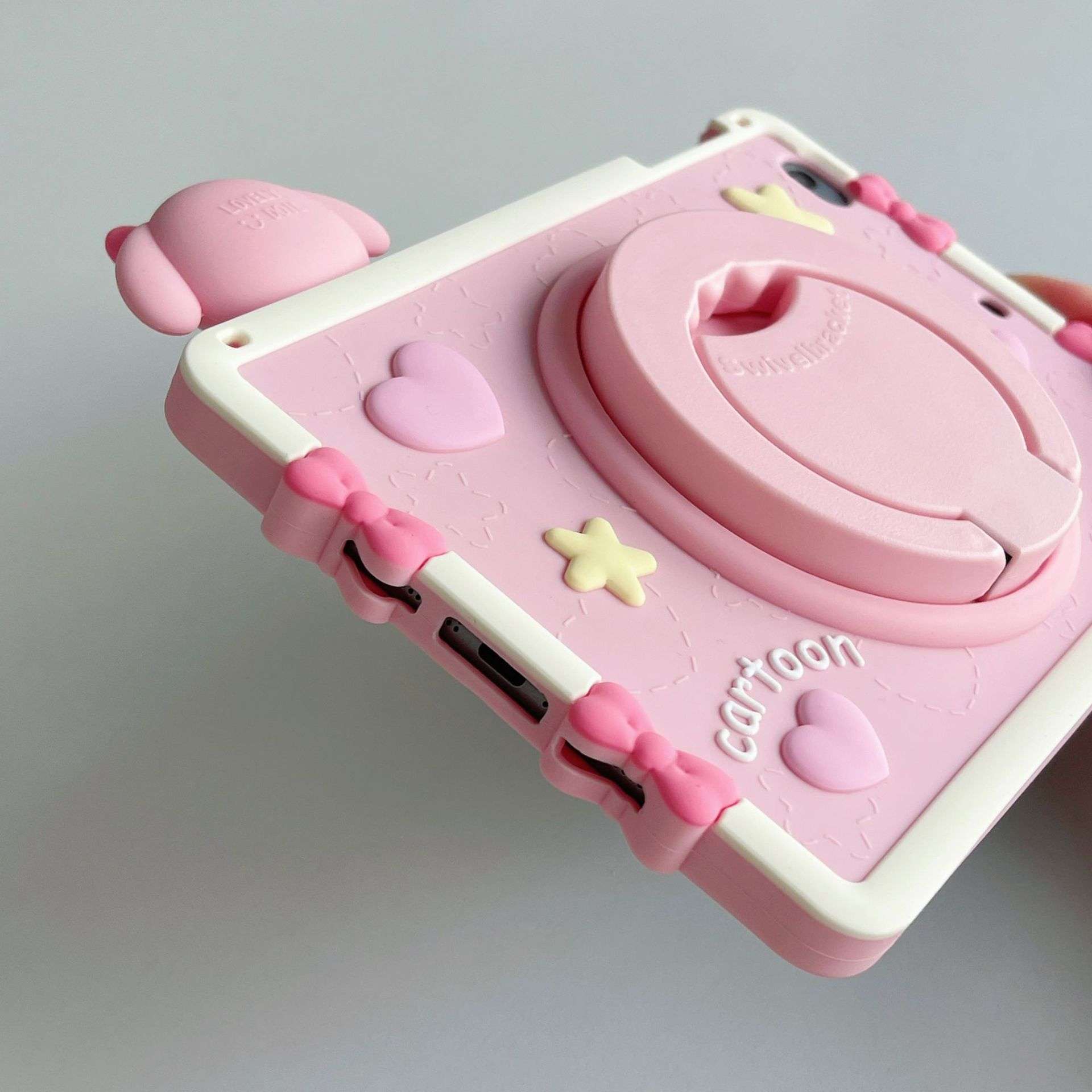 iPadケース かわいいカメラ風 アイパッドケース
