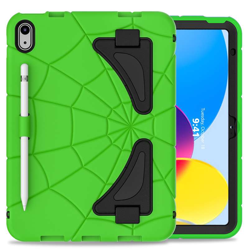 iPadケース　 蜘蛛の巣模様 頑丈保護ケース