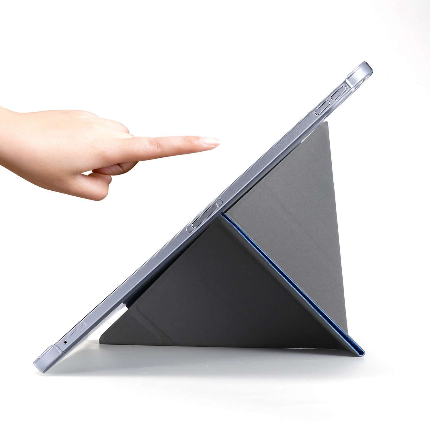 iPadケース　 折り紙風スタンド機能付き保護カバー