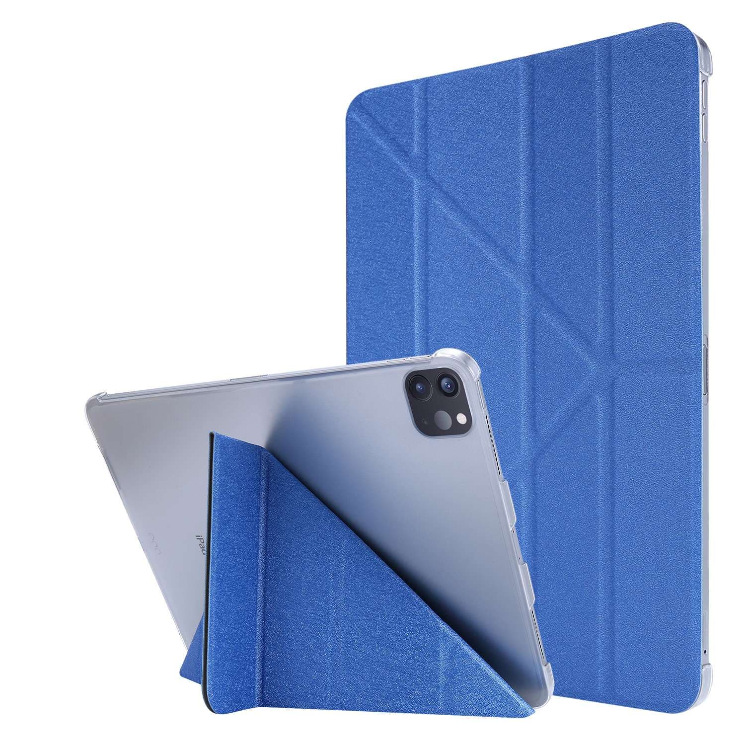 iPadケース　 折り紙風スタンド機能付き保護カバー