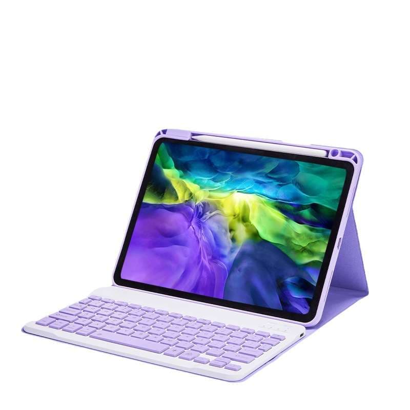 iPadケース 回転スタンド付き キーボード搭載 タブレットケース