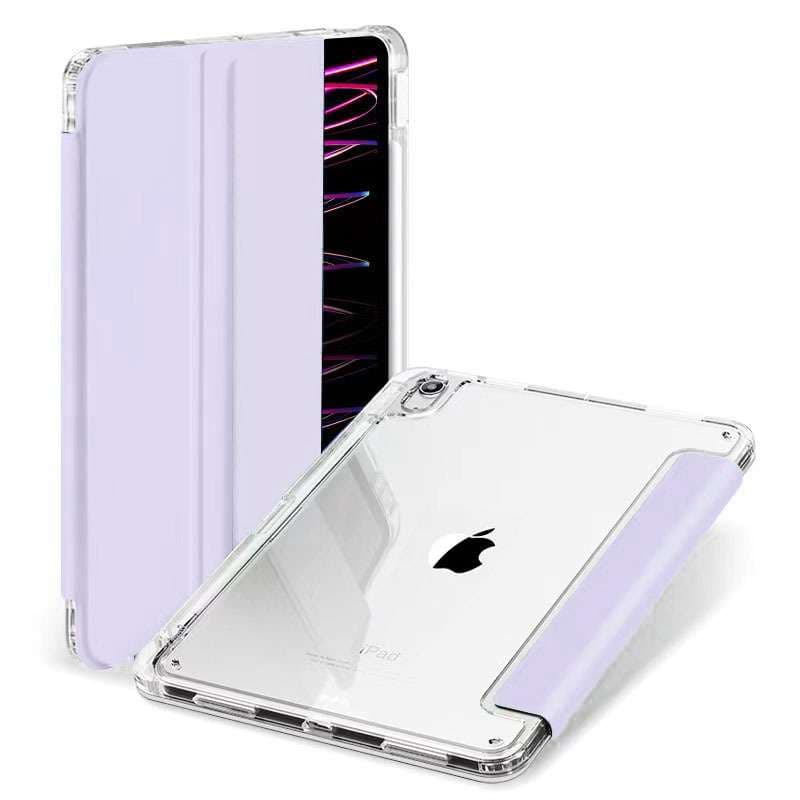 iPadケース　半透明背面 三つ折りiPadミニ保護ケース