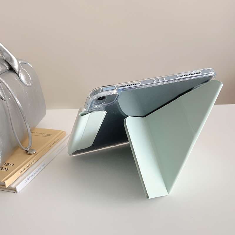 iPadケース　 幾何学模様の多機能保護カバー