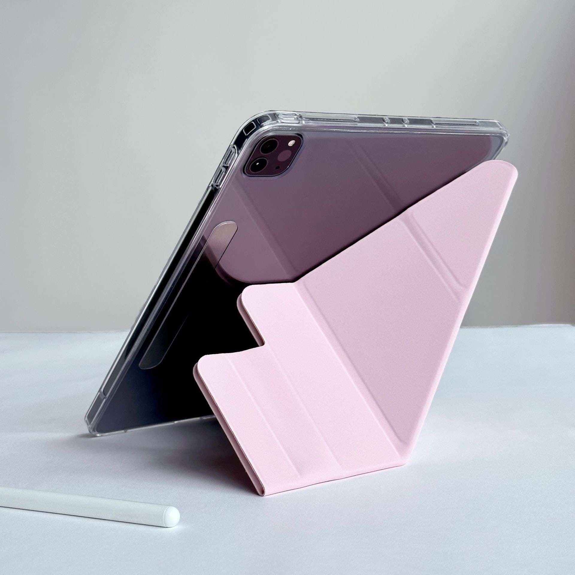 iPadケース　 折り紙風デザイン 薄型保護カバー