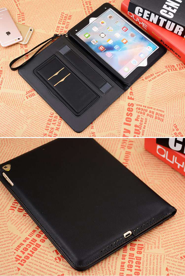 iPadケース　多機能ハンドル付きiPad第9世代用レザーケース