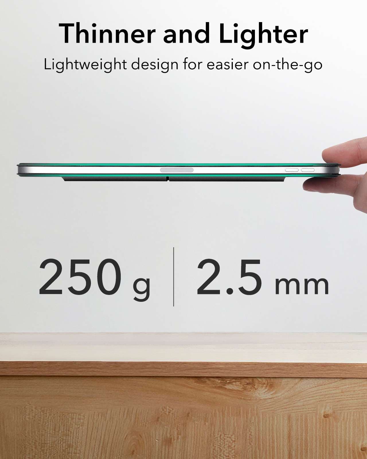 iPadケース　磁気吸着式アップルペンシル収納アイパッドケース