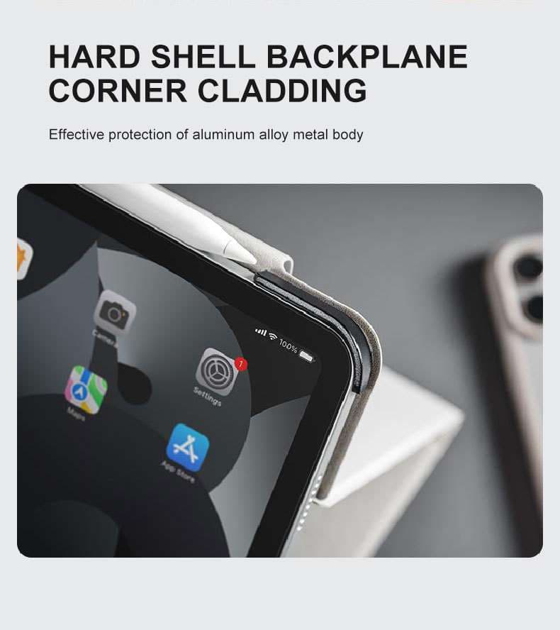 iPadケース　アイパッドプロ用 折りたたみスタンドケース