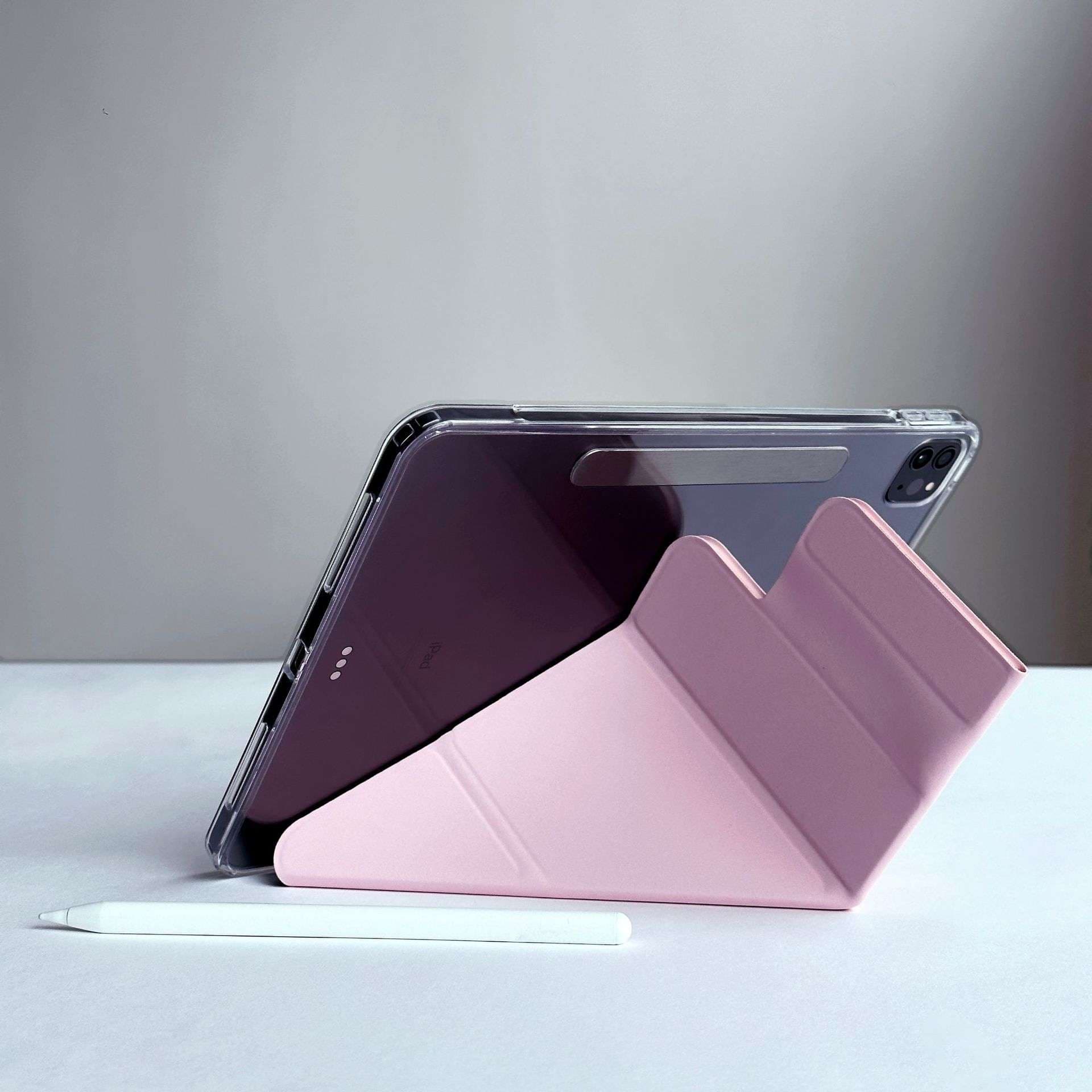 iPadケース　 折り紙風デザイン 薄型保護カバー