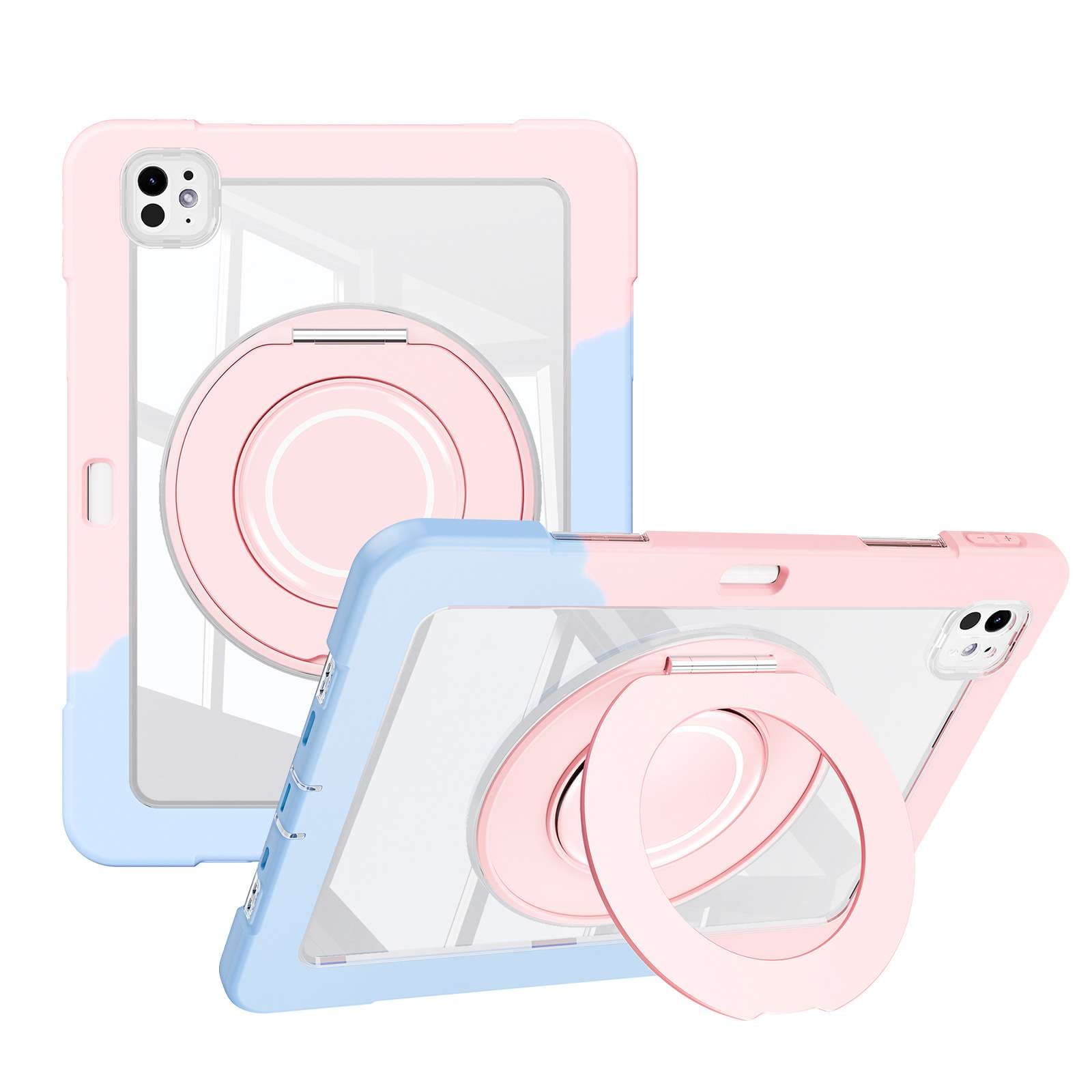 iPadケース　円形スタンド付き 多機能保護ケース