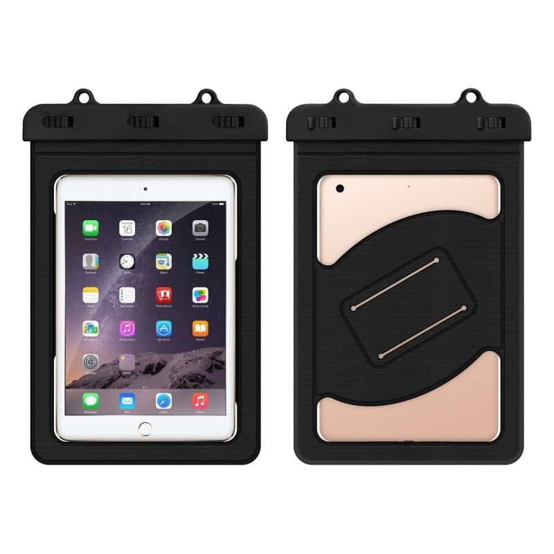 iPadケース　タブレット用防水保護ケース 首掛け紐付き