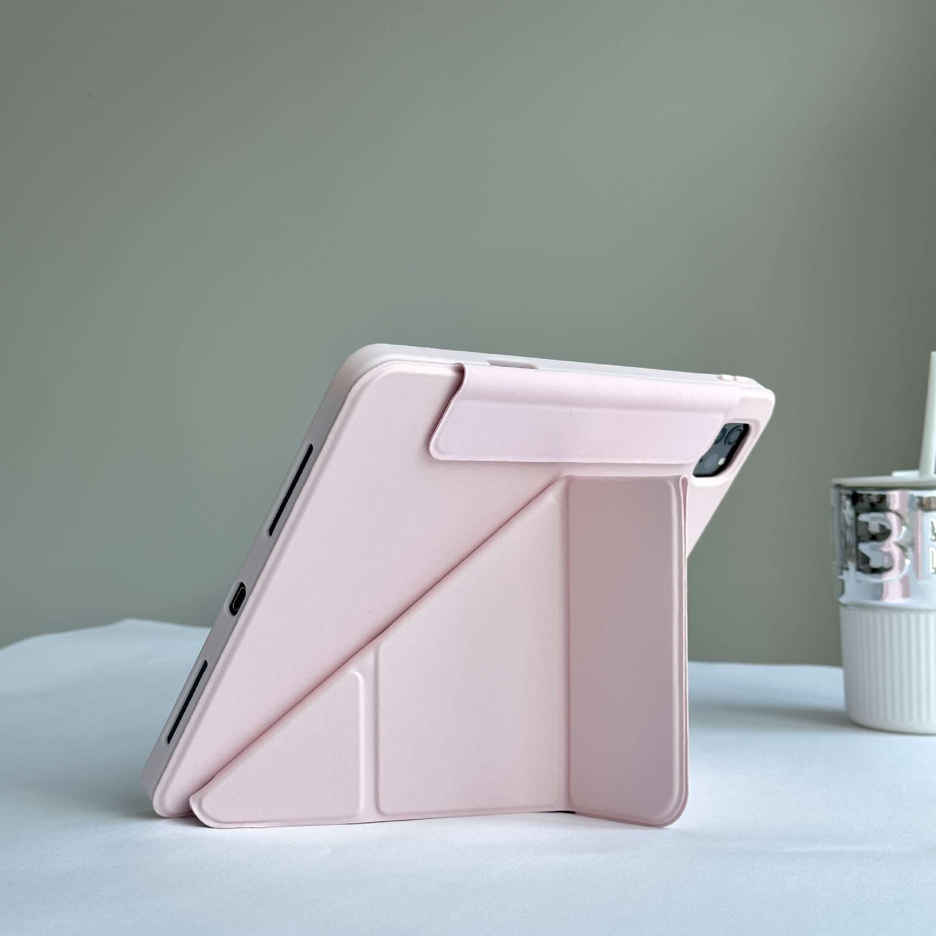 iPadケース　 折り紙風スタンド機能付き保護ケース