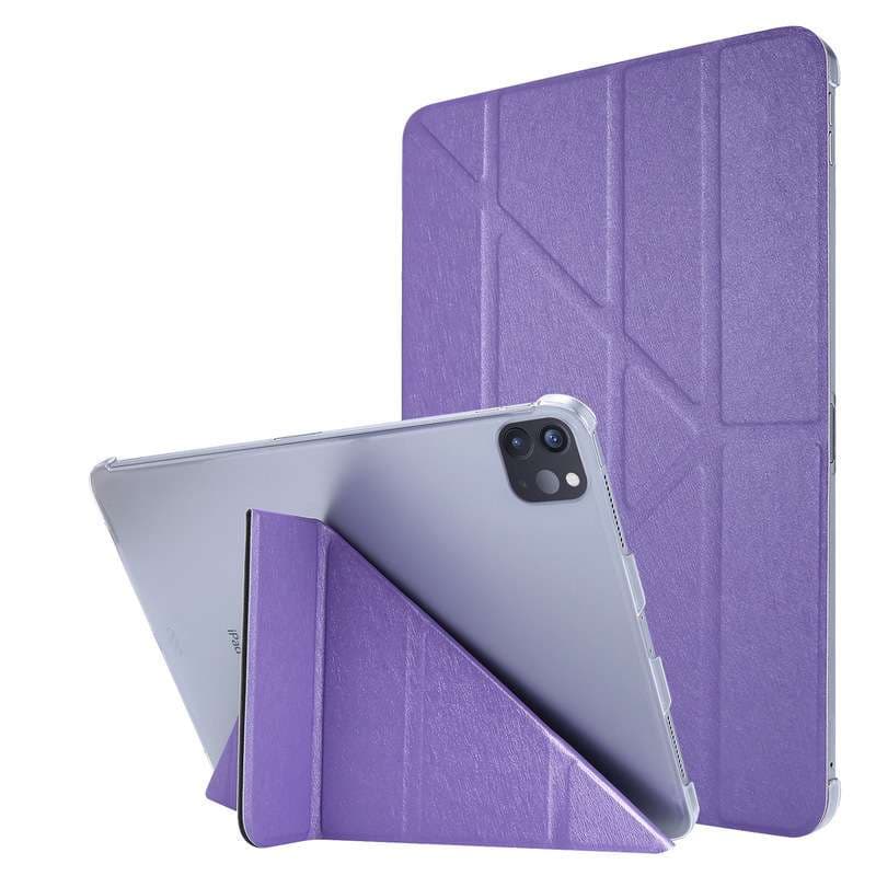 iPadケース　 折り紙風スタンド機能付き保護カバー