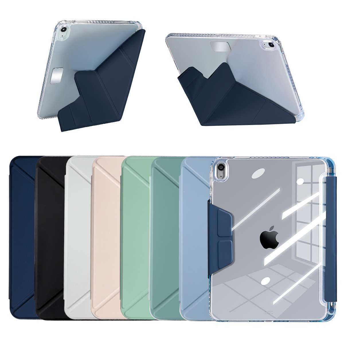 多機能折りたたみスタンド型iPadケース　