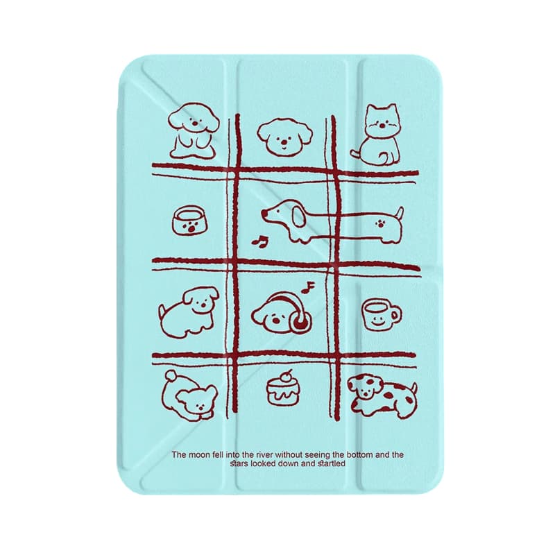 ipadカバー わんちゃん柄 透明保護カバー