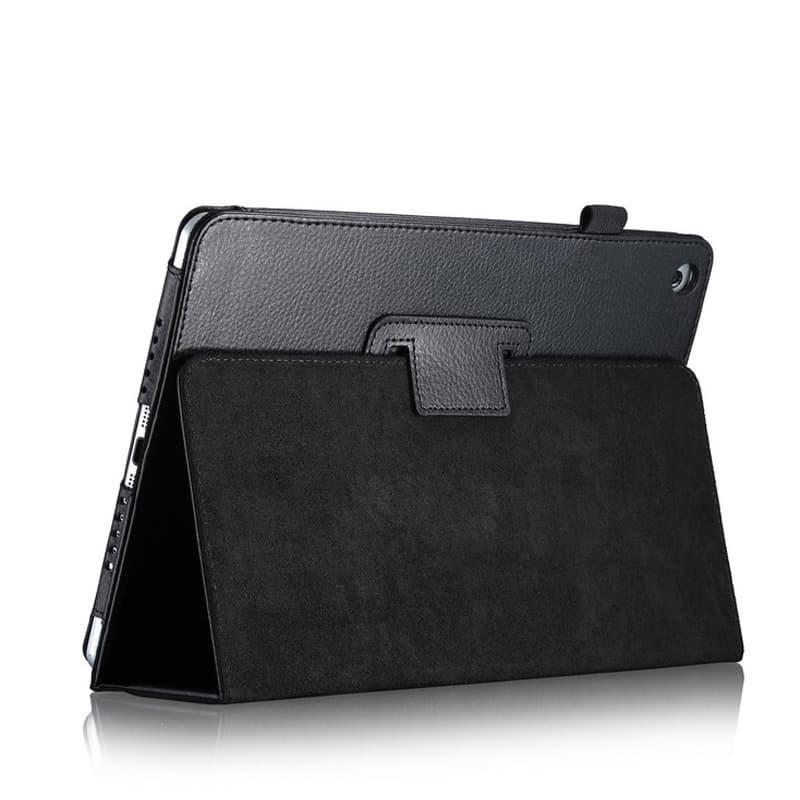 ipadカバー 二つ折りスタンド機能付き合成革張りタブレット端末カバー