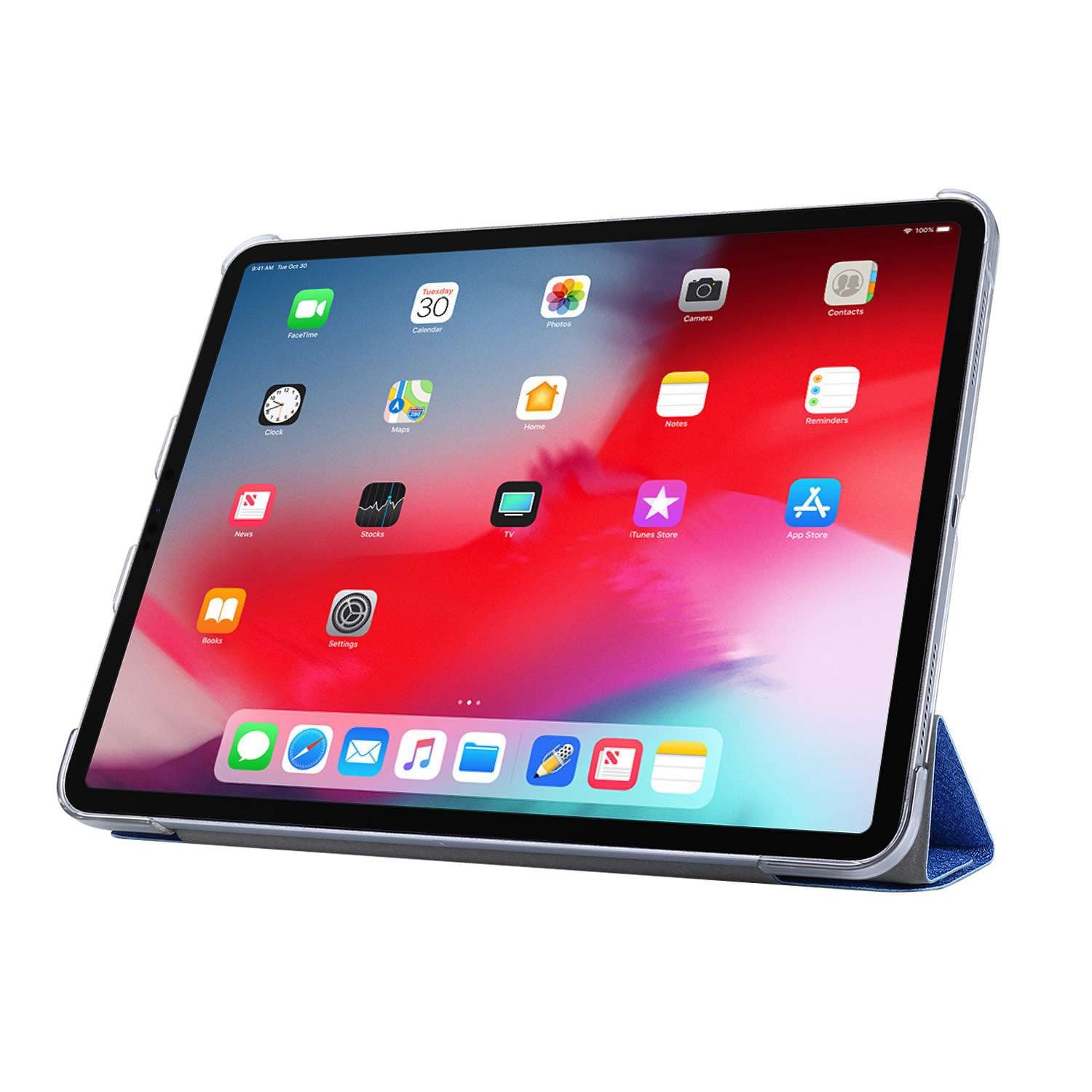 iPadケース　 折り紙風スタンド機能付き保護カバー
