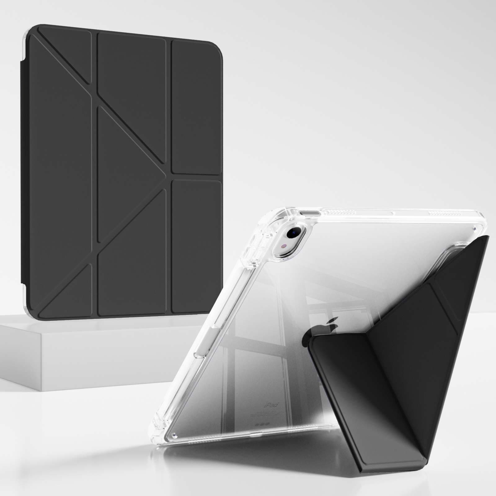 折り畳みスタンド機能付き耐衝撃iPadケース　