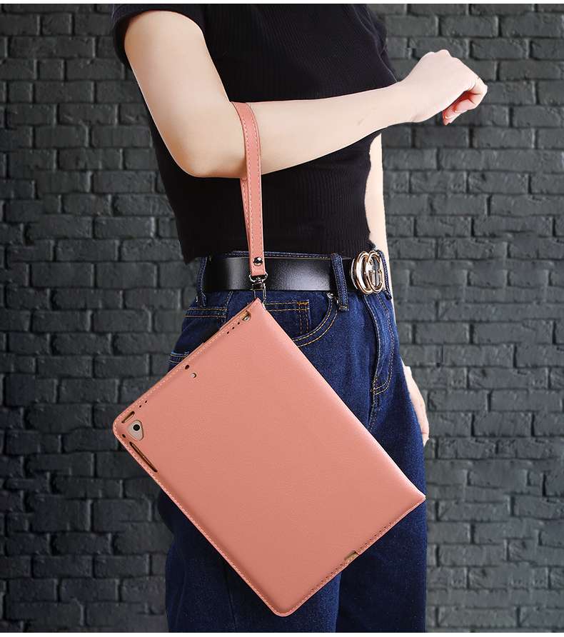 iPadケース 高級感漂う手帳型スタンド機能付き保護ケース