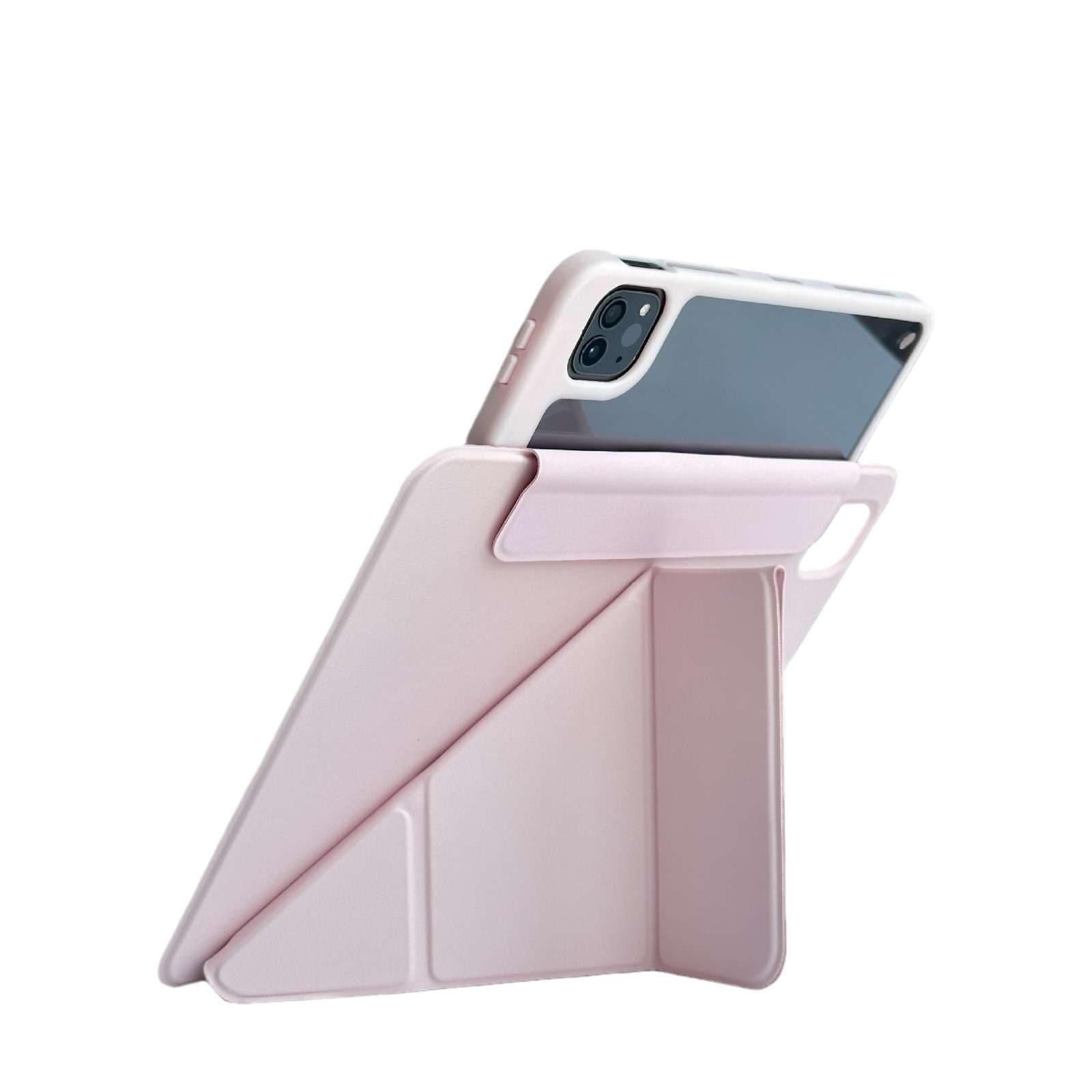 iPadケース　 折り紙風スタンド機能付き保護ケース
