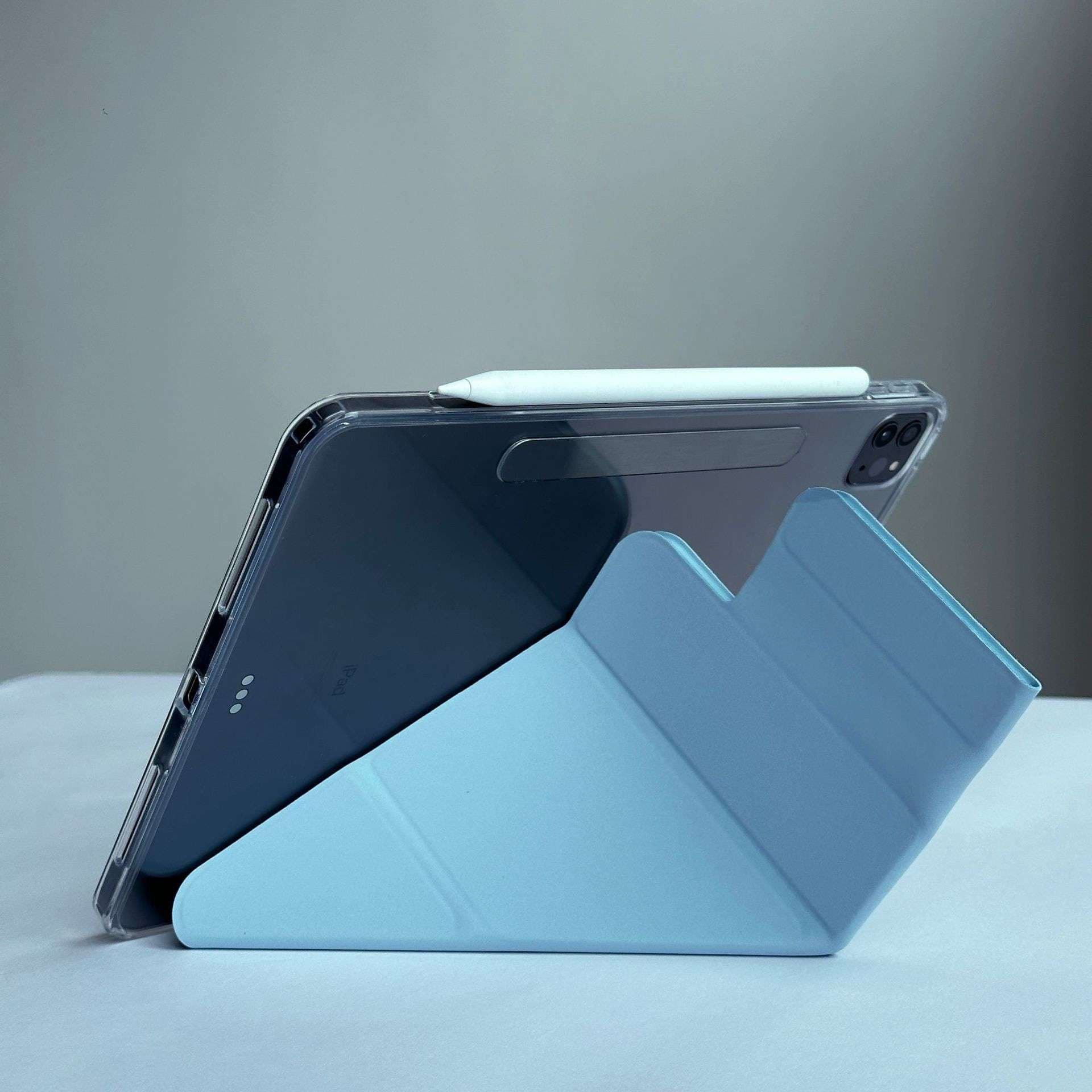 iPadケース　 折り紙風デザイン 薄型保護カバー