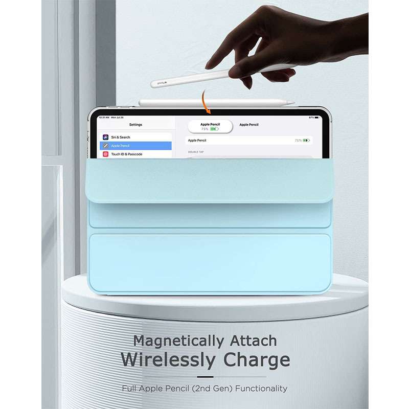 iPadケース　 三つ折りスタンド機能付き保護カバー