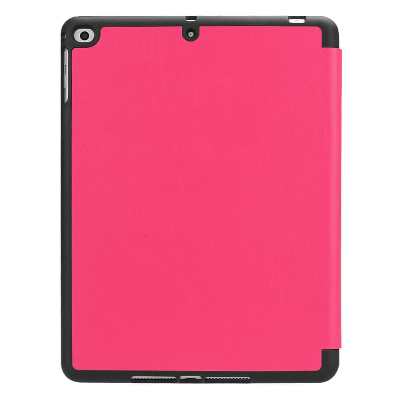 三つ折りスタンド機能付きペンホルダー搭載ipadカバー