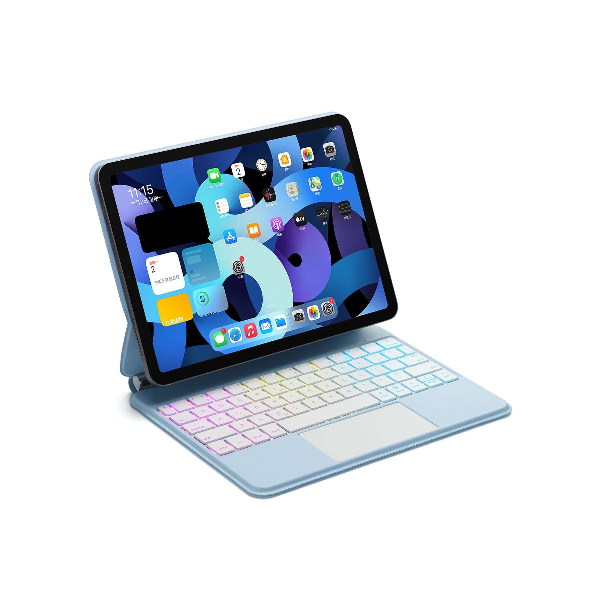 iPadケース　iPadエア用キーボード付き保護ケース