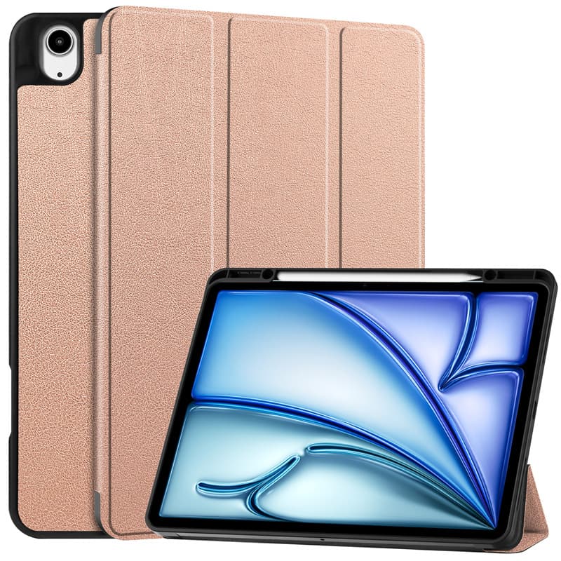 ipadカバー 三つ折り薄型スタンド機能付き耐衝撃保護ケース