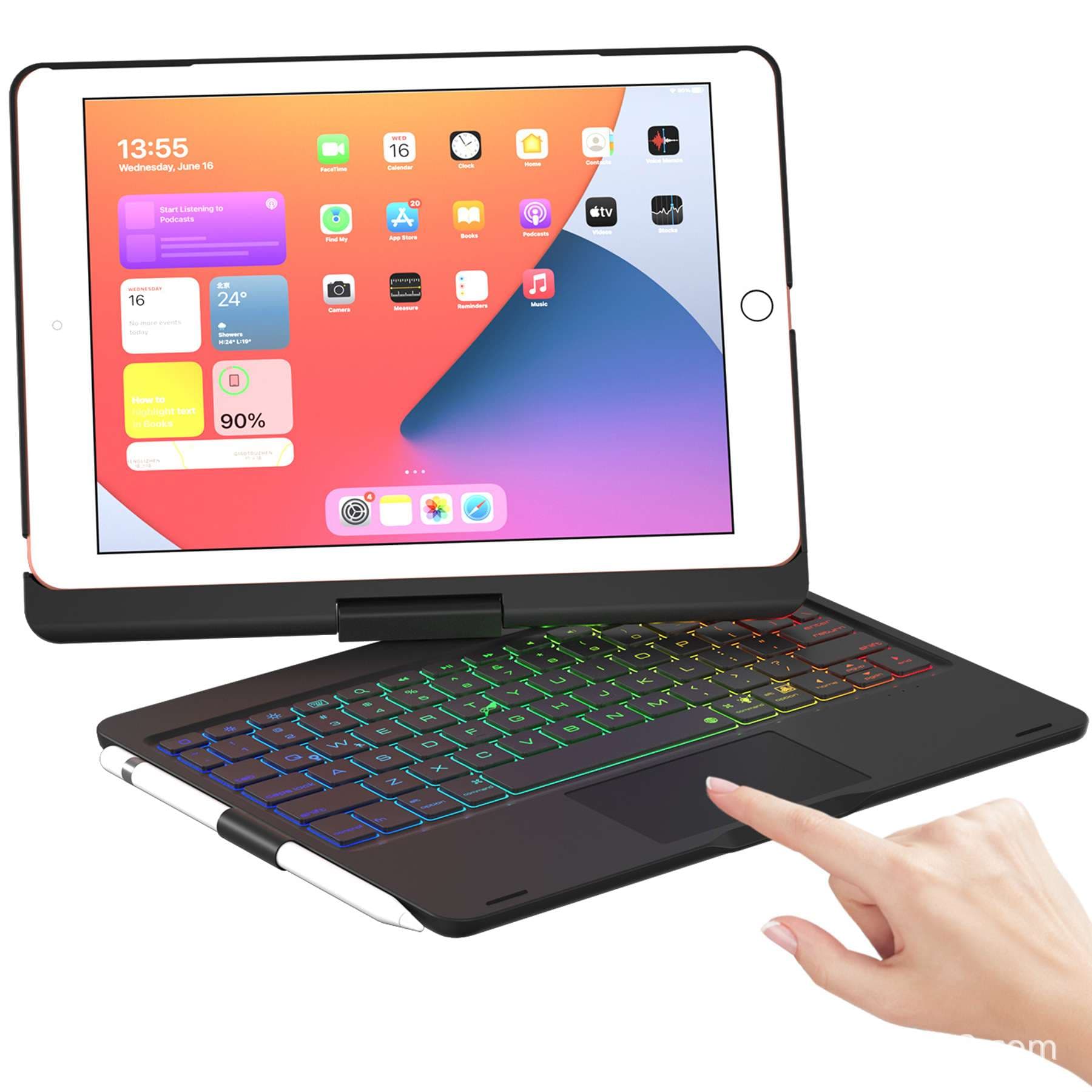 iPadケース　iPad Air用 キーボード付き保護ケース