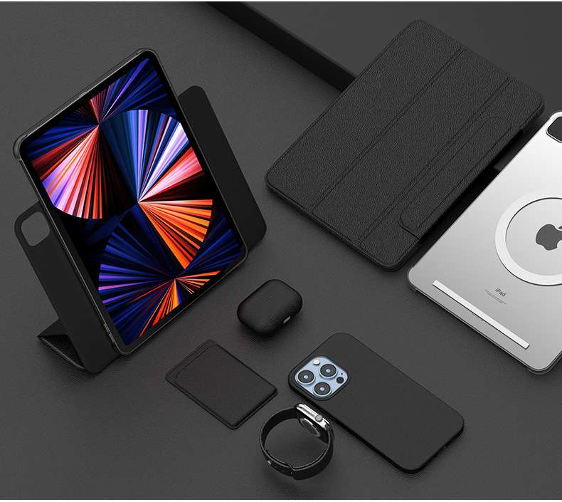 iPadケース　アイパッド第9世代用 多機能保護ケースセット