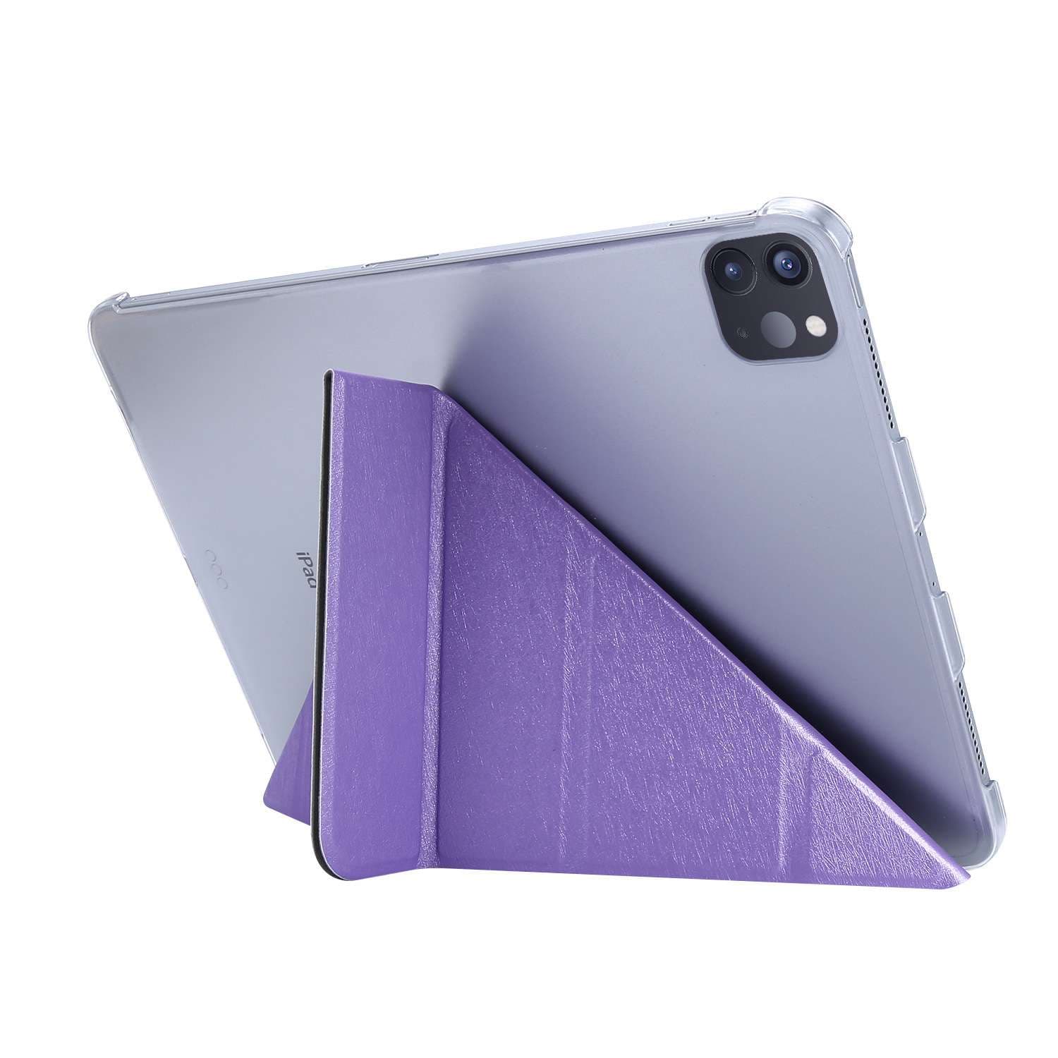 iPadケース　 折り紙風スタンド機能付き保護カバー