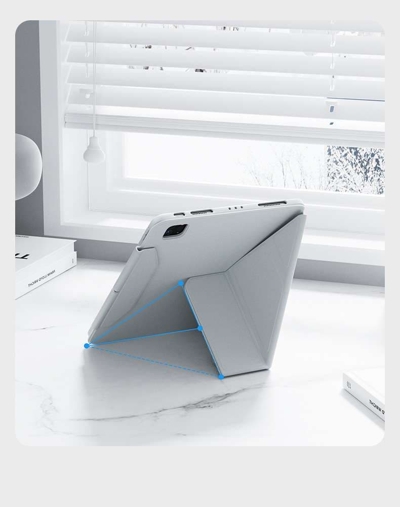 iPadケース　多機能折り畳み式iPadスタンドケース