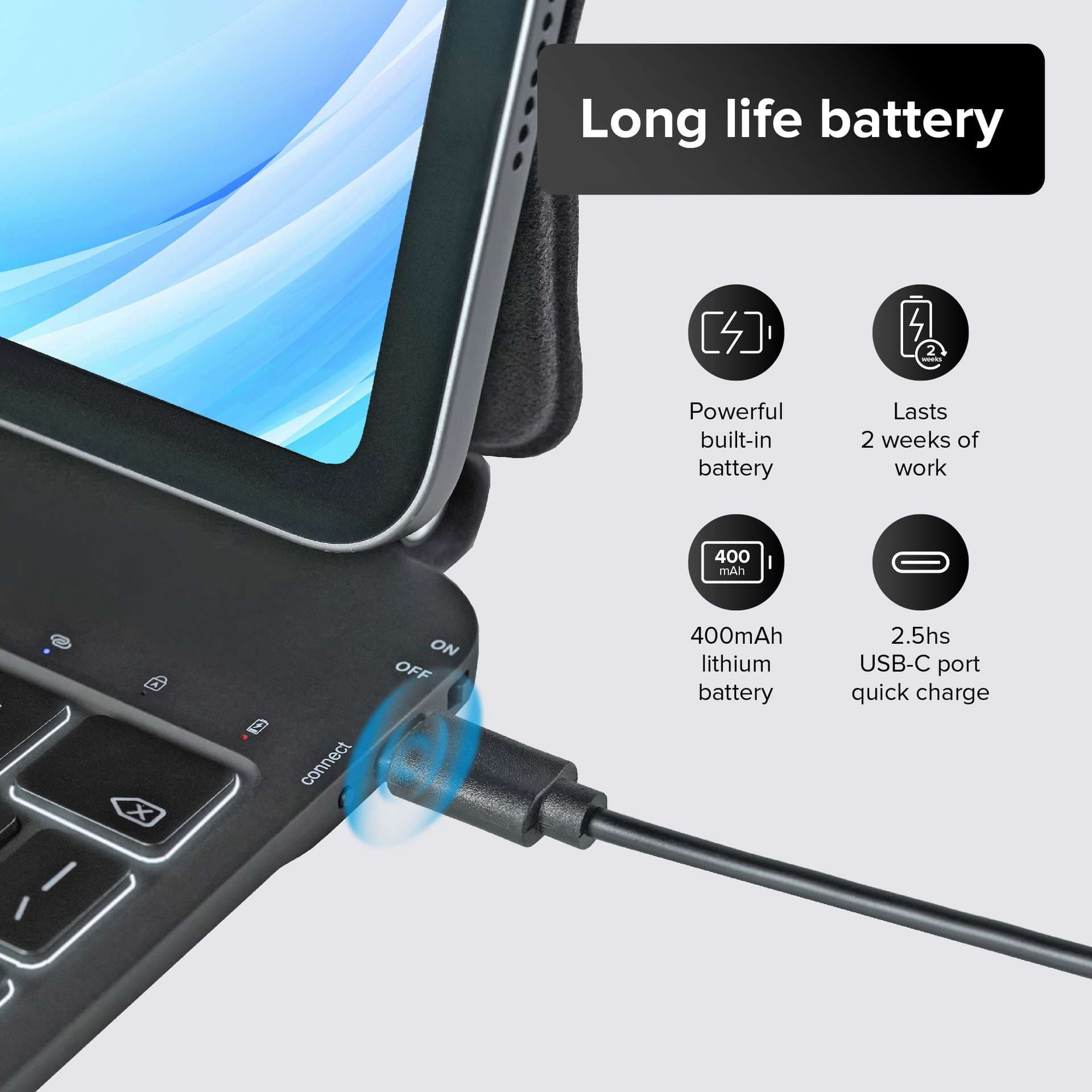 iPadケース　アイパッドプロ用 キーボード付き保護ケース