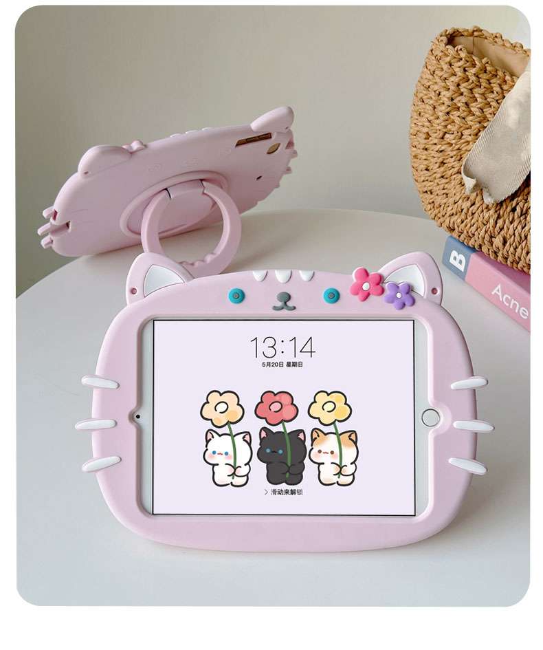 iPadケース　 ねこ型 タブレットカバー