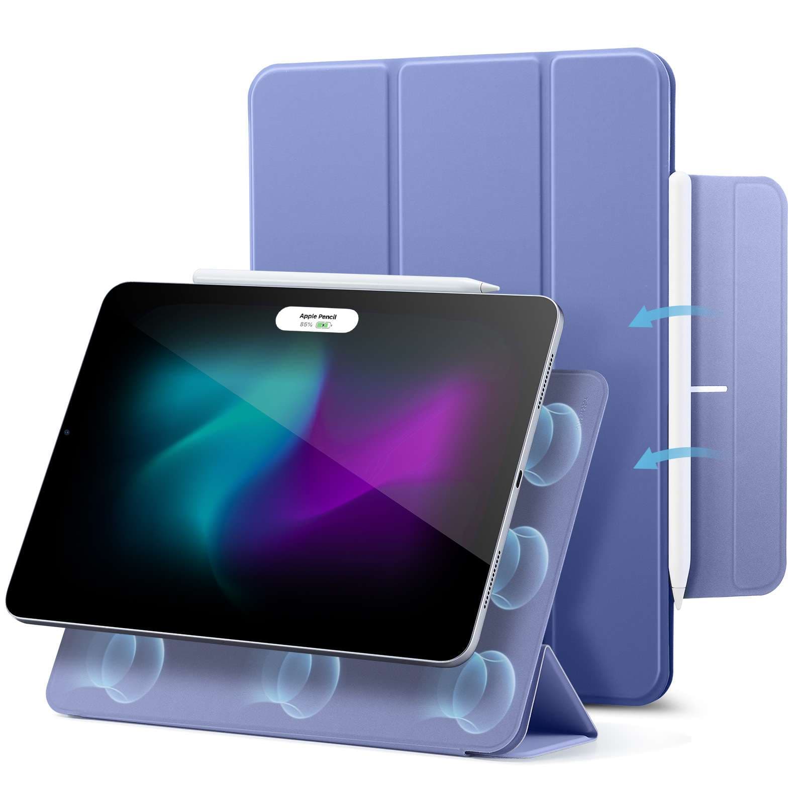 iPadケース　磁気吸着式アップルペンシル収納アイパッドケース