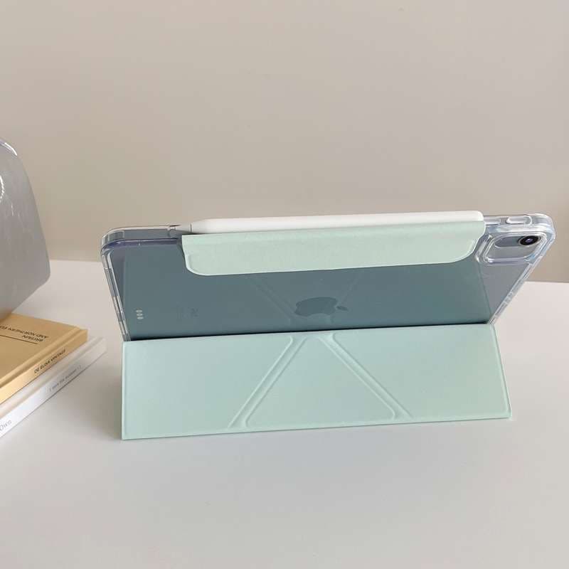 iPadケース　 幾何学模様の多機能保護カバー