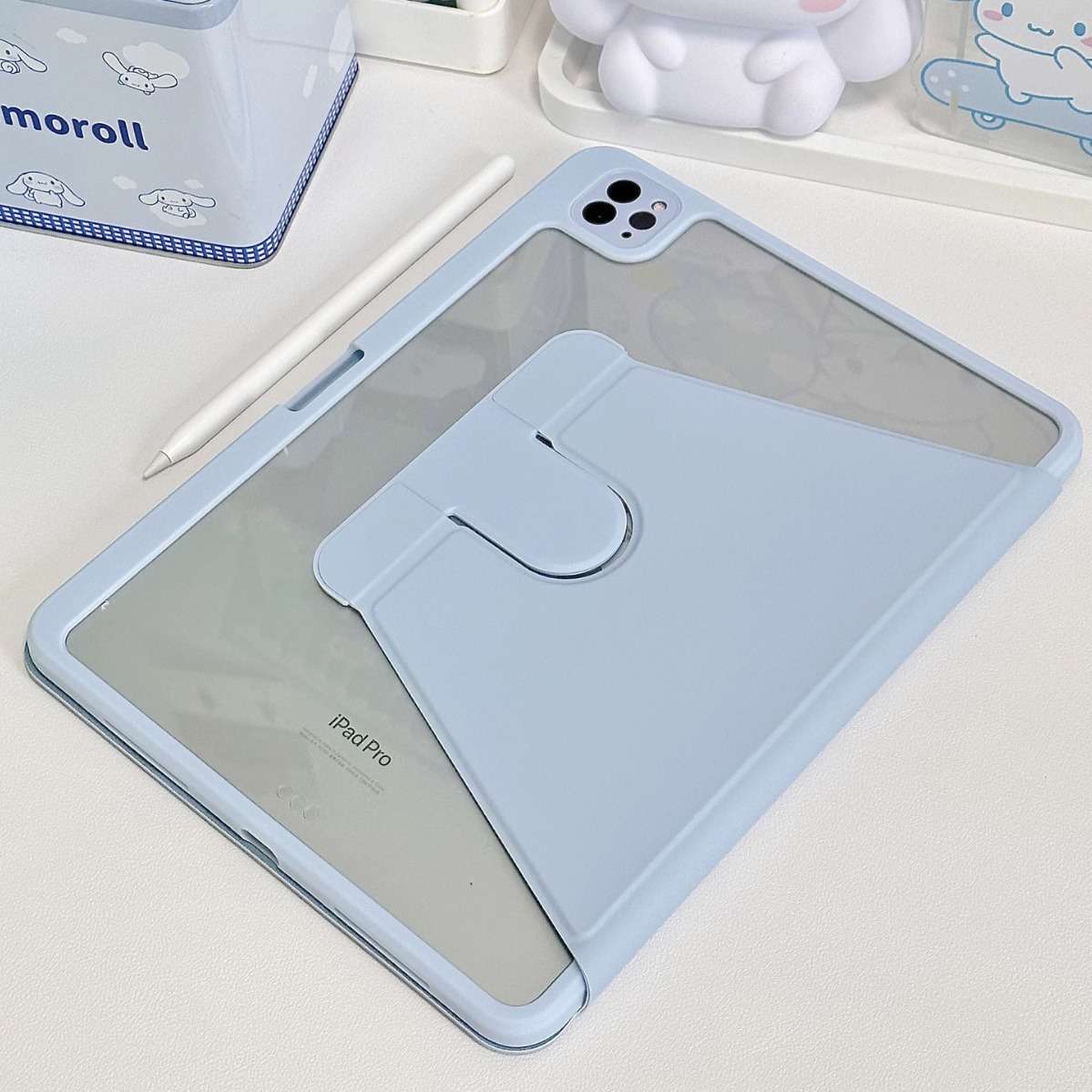 iPadケース 背面保護 多機能スタンド付きタブレットカバー