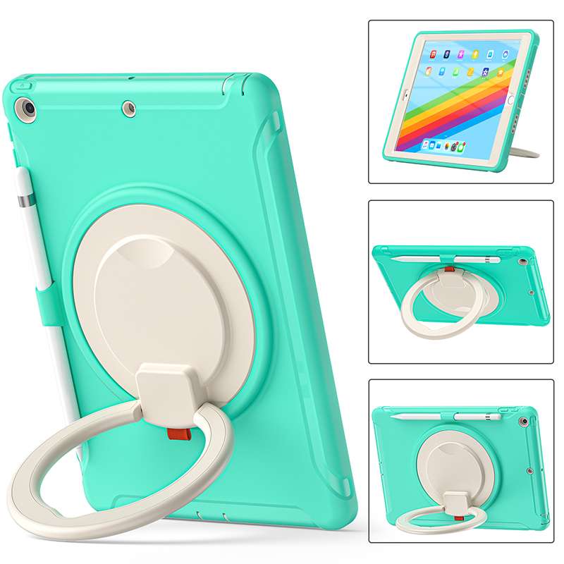 iPadケース　回転スタンド付き 耐衝撃 アイパッドエア保護ケース