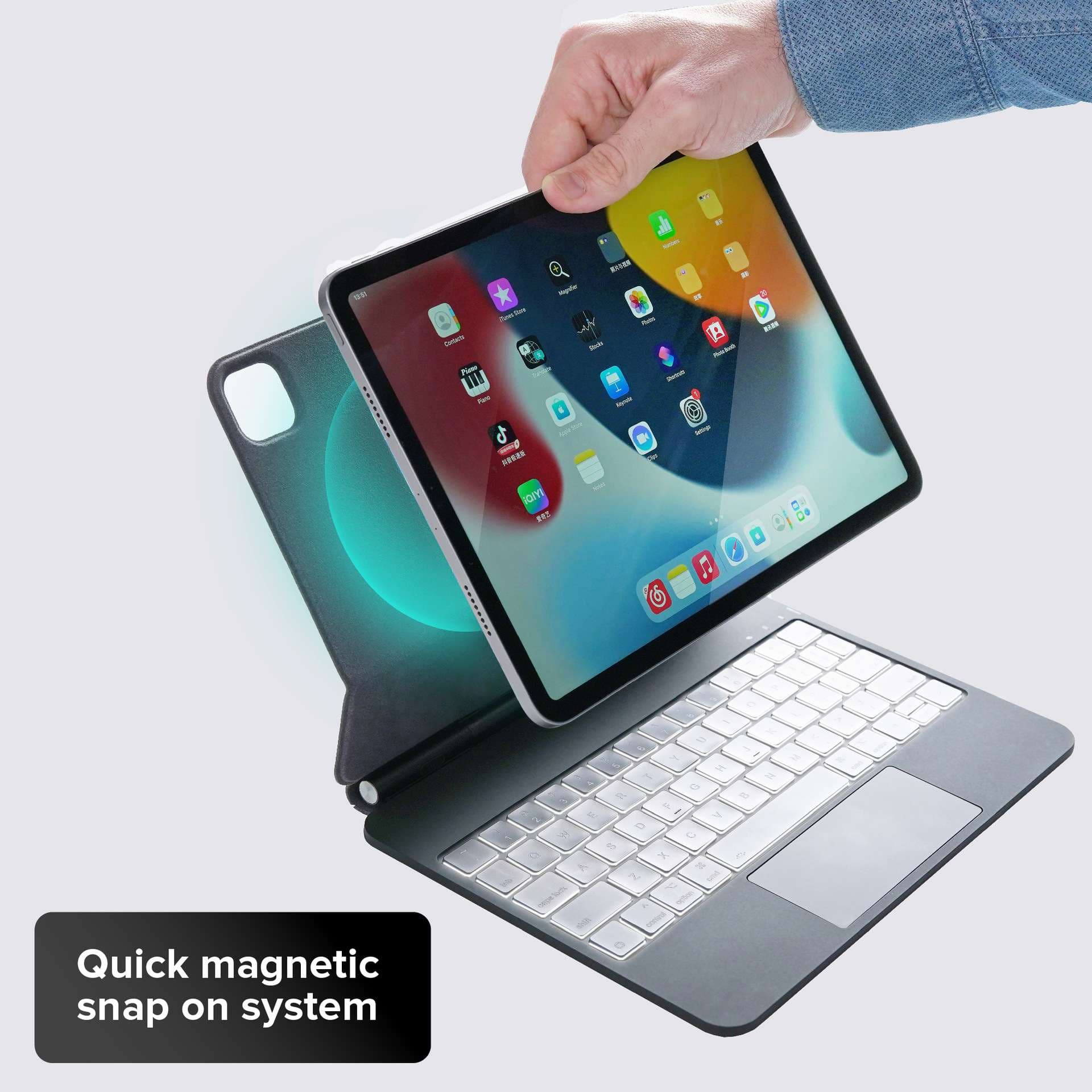 iPadケース　アイパッドプロ用 キーボード付き保護ケース