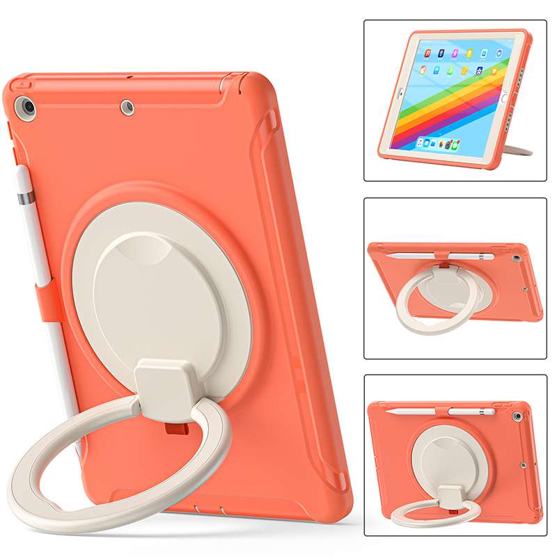 iPadケース　回転スタンド付き 耐衝撃 アイパッドエア保護ケース