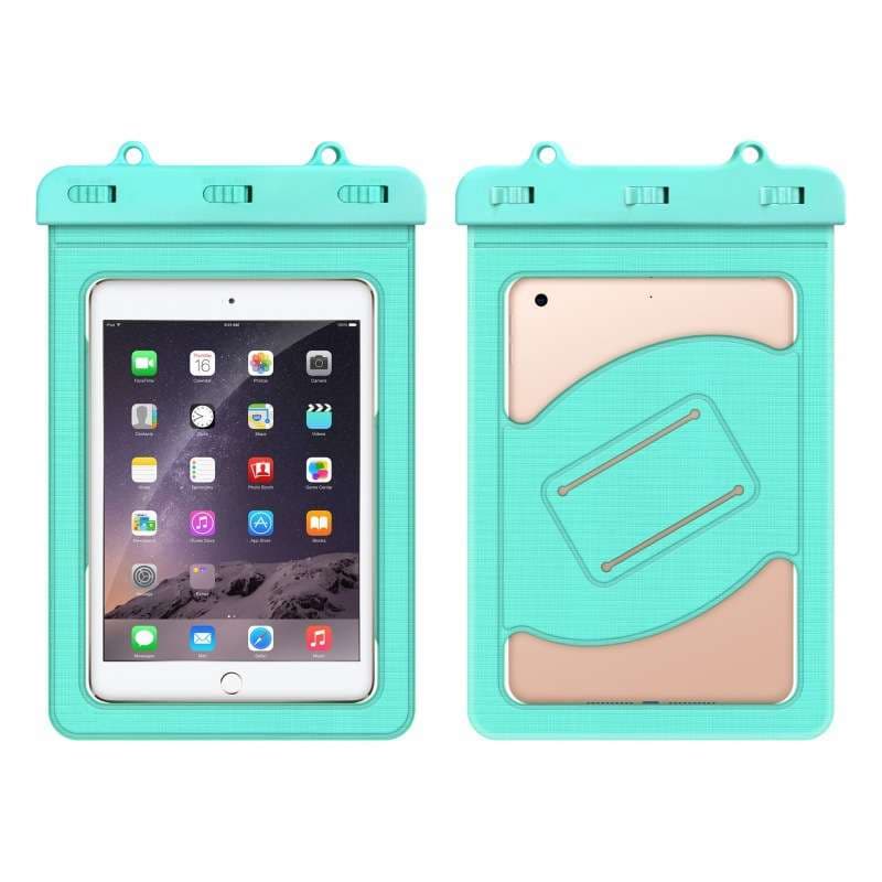 iPadケース　タブレット用防水保護ケース 首掛け紐付き