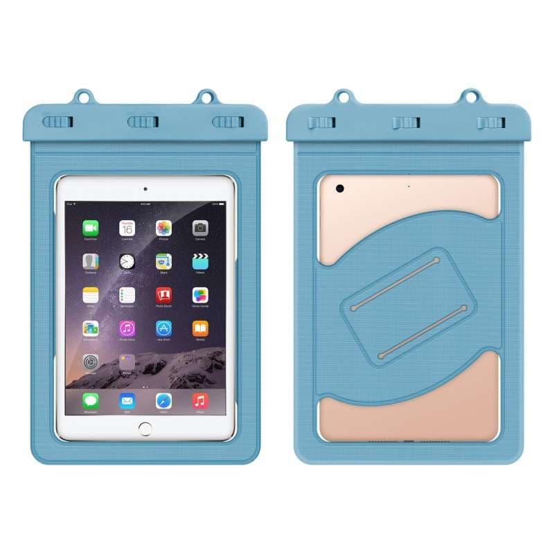 iPadケース　タブレット用防水保護ケース 首掛け紐付き