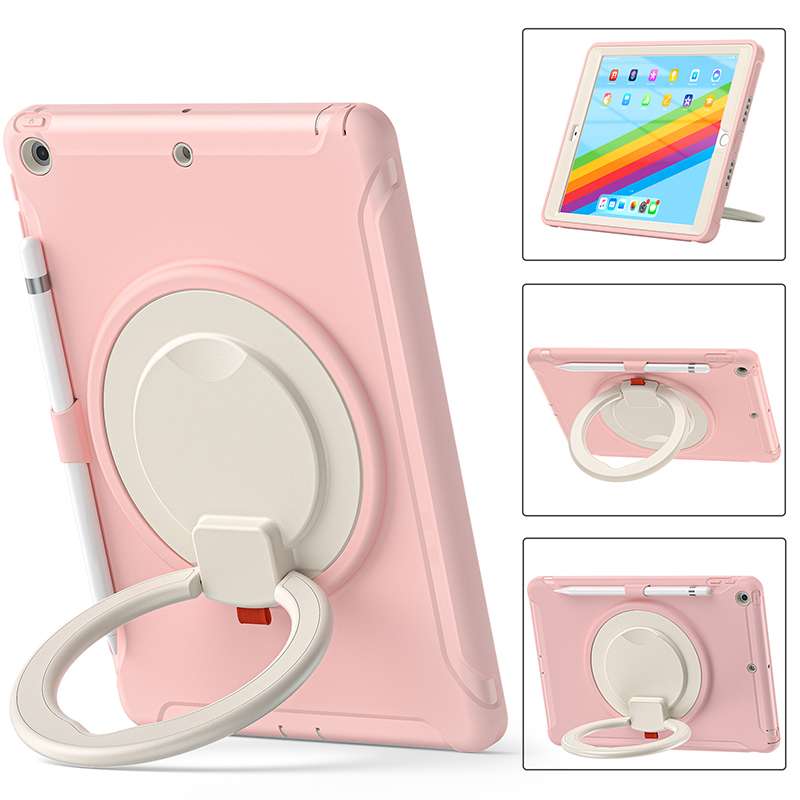 iPadケース　回転スタンド付き 耐衝撃 アイパッドエア保護ケース