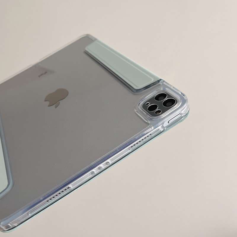 iPadケース　 幾何学模様の多機能保護カバー