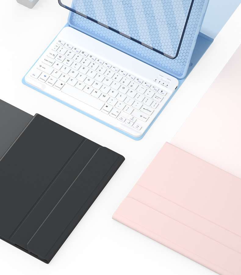 iPadケース 薄型軽量 縦置き 可能 着脱式 キーボードケース