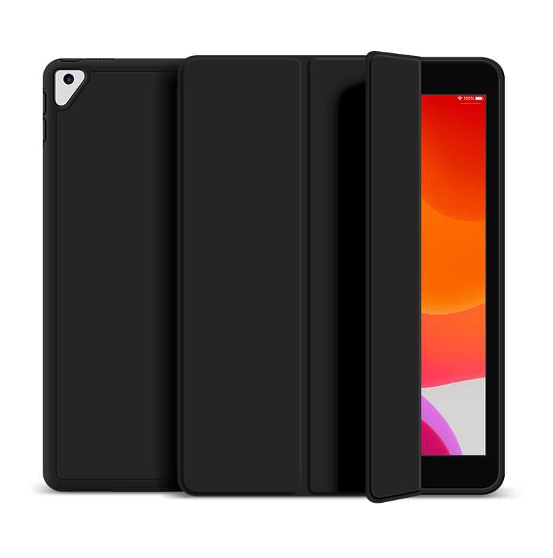 iPadケース ソフト素材スタンド機能付き保護カバー