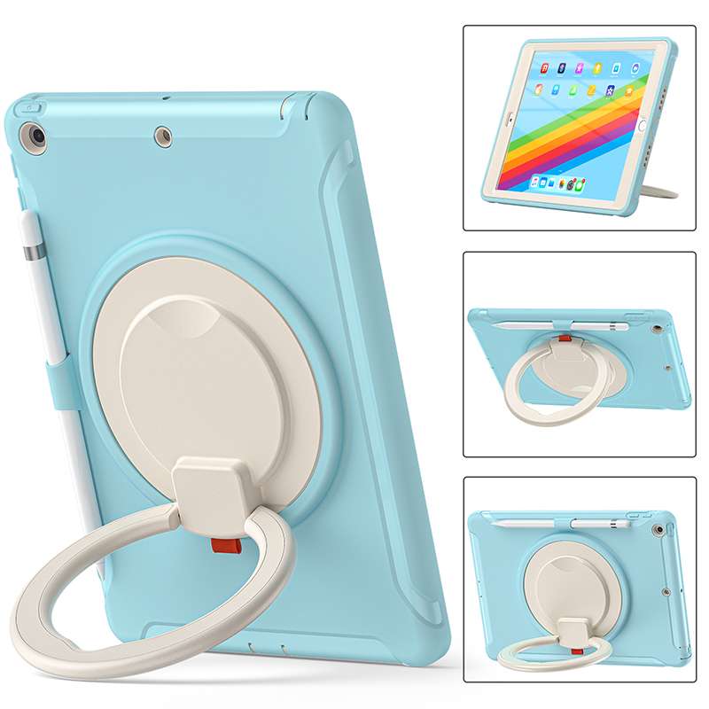 iPadケース　回転スタンド付き 耐衝撃 アイパッドエア保護ケース