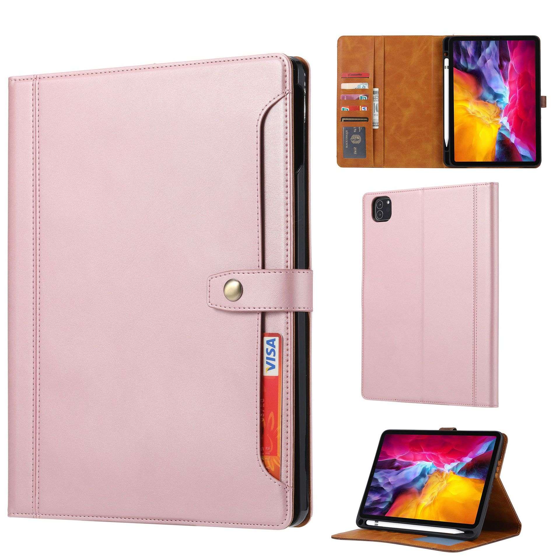 iPadケース　 高級感溢れる多機能手帳型タブレットケース